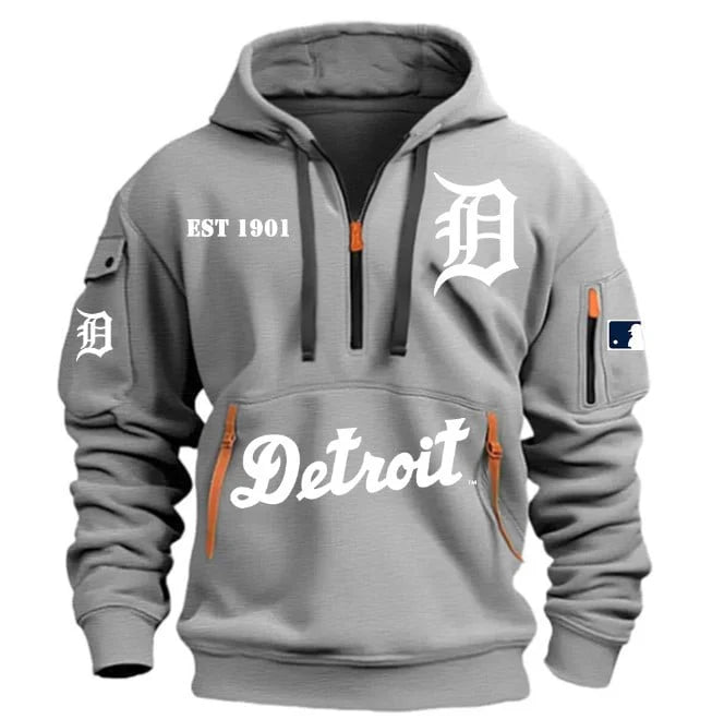 SPECIAL LIMITED EDITION 2025 - MLB - Detroit Tigers - HOODIE HALF ZIPPER
